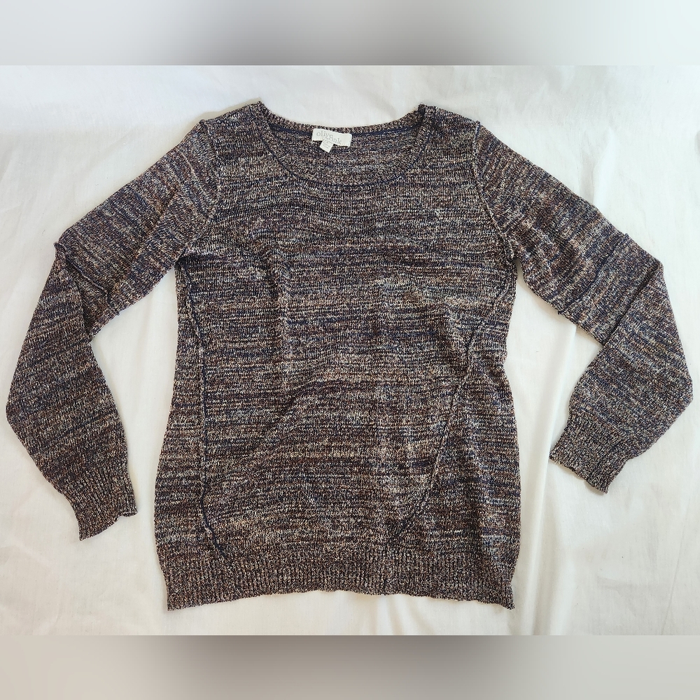 OLIVE & OAK long sleeve sweater multi color size Large